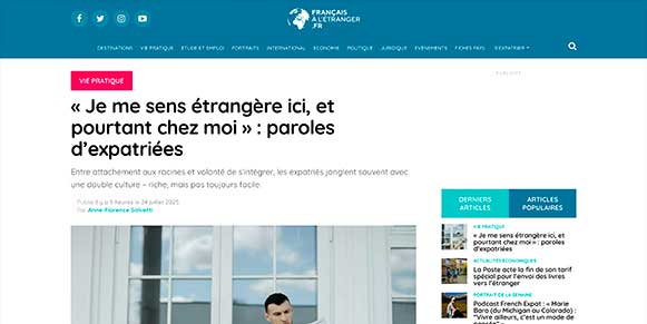 francais à l'etranger article expatriation